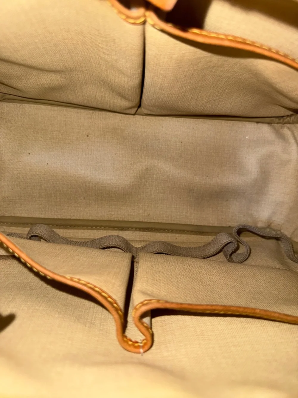 Louis Vuitton Monogram Deauville Top-Handle Satchel in Brown and Tan